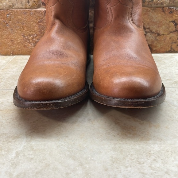 Forastero Men Boots Leather Texas Cowboy Made In Mexico Brown Shoes Size 8.5 - Picture 6 of 16